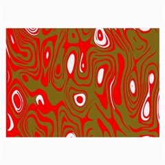 Red-dark Large Glasses Cloth (2 Sides) by nateshop