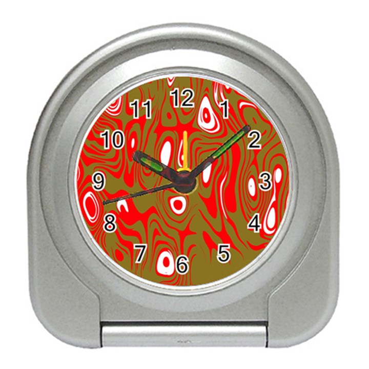 Red-dark Travel Alarm Clock