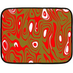 Red-dark Fleece Blanket (mini) by nateshop