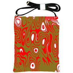 Red-dark Shoulder Sling Bag by nateshop