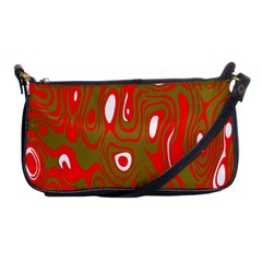 Red-dark Shoulder Clutch Bag by nateshop