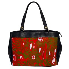 Red-dark Oversize Office Handbag by nateshop