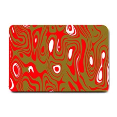 Red-dark Small Doormat  by nateshop