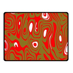 Red-dark Fleece Blanket (small) by nateshop