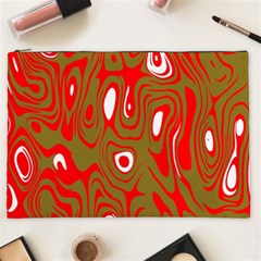 Red-dark Cosmetic Bag (xxl) by nateshop