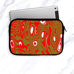 Red-dark Apple Ipad Mini Zipper Cases by nateshop