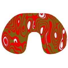 Red-dark Travel Neck Pillow by nateshop