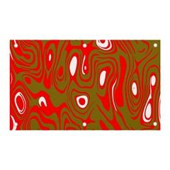 Red-dark Banner And Sign 5  X 3 