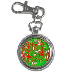 Red-green Key Chain Watches by nateshop