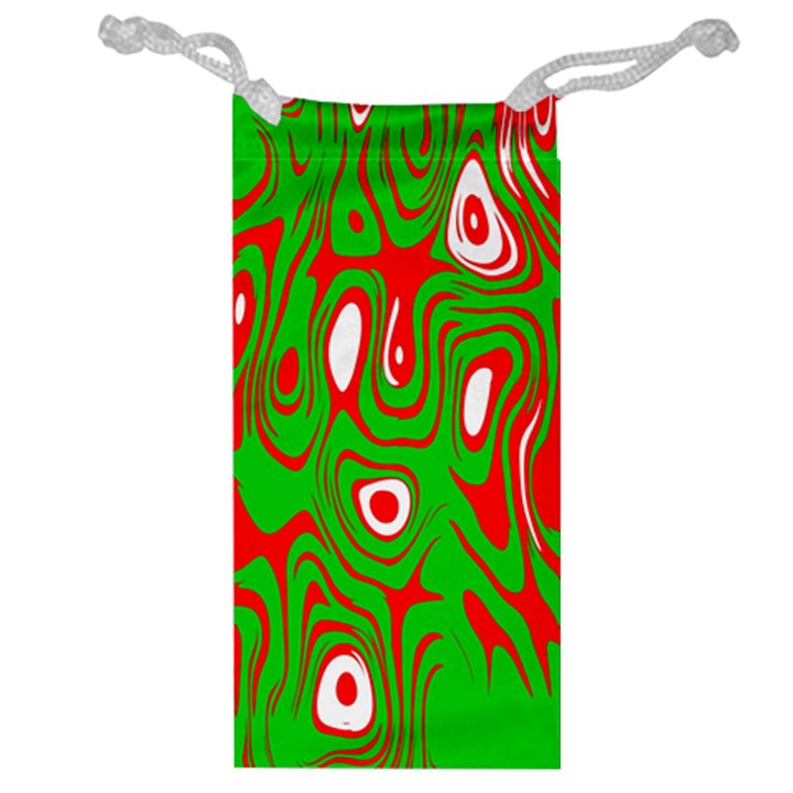 Red-green Jewelry Bag