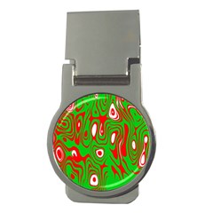 Red-green Money Clips (round)  by nateshop