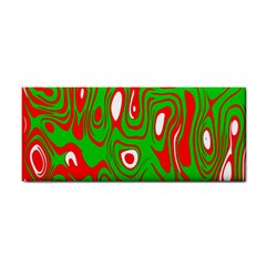 Red-green Hand Towel by nateshop