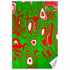 Red-green Canvas 20  X 30  by nateshop