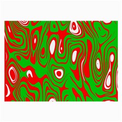 Red-green Large Glasses Cloth by nateshop