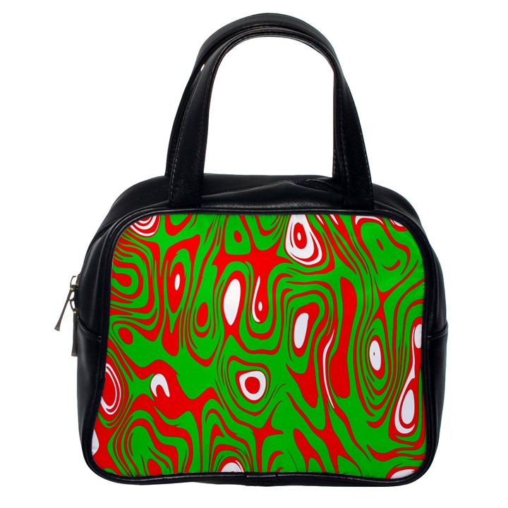 Red-green Classic Handbag (One Side)