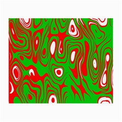 Red-green Small Glasses Cloth (2 Sides) by nateshop