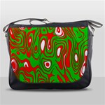 Red-green Messenger Bag Front