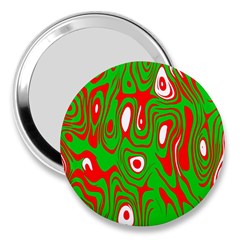 Red-green 3  Handbag Mirrors by nateshop