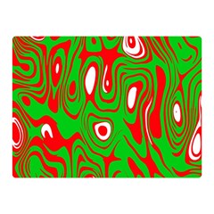 Red-green Double Sided Flano Blanket (mini)  by nateshop