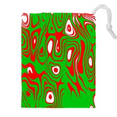 Red-green Drawstring Pouch (5xl) by nateshop