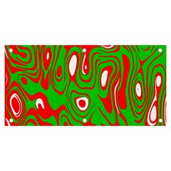 Red-green Banner And Sign 6  X 3  by nateshop