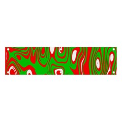 Red-green Banner And Sign 4  X 1  by nateshop