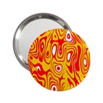 Red-yellow 2.25  Handbag Mirrors Front