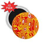 Red-yellow 2.25  Magnets (10 pack)  Front