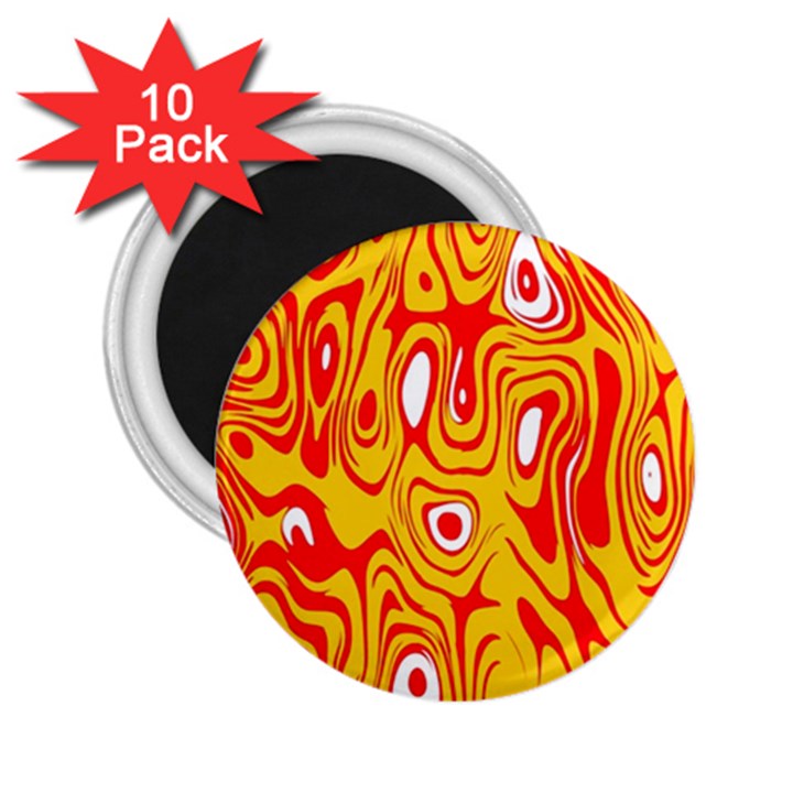 Red-yellow 2.25  Magnets (10 pack) 