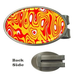 Red-yellow Money Clips (oval)  by nateshop