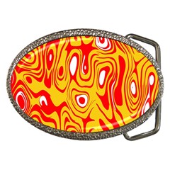 Red-yellow Belt Buckles by nateshop