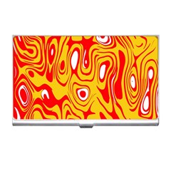 Red-yellow Business Card Holder by nateshop