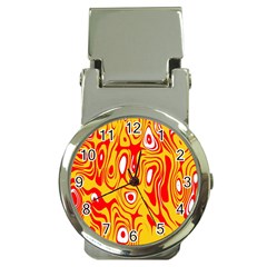 Red-yellow Money Clip Watches by nateshop