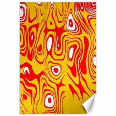 Red-yellow Canvas 12  X 18  by nateshop