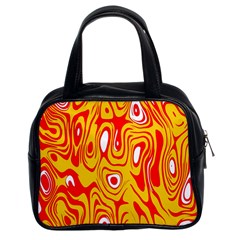 Red-yellow Classic Handbag (two Sides) by nateshop