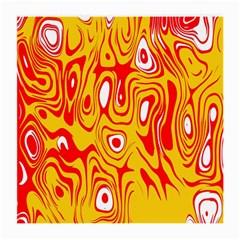 Red-yellow Medium Glasses Cloth by nateshop