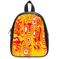 Red-yellow School Bag (small) by nateshop