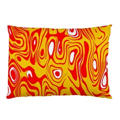 Red-yellow Pillow Case (two Sides) by nateshop