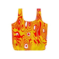 Red-yellow Full Print Recycle Bag (s) by nateshop