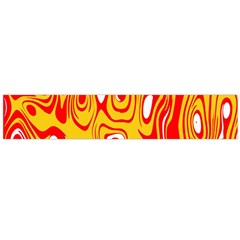 Red-yellow Large Flano Scarf  by nateshop