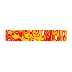 Red-yellow Flano Scarf (mini) by nateshop