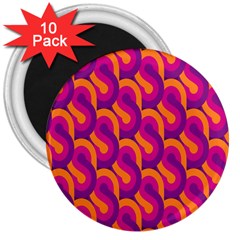 Retro-pattern 3  Magnets (10 Pack)  by nateshop