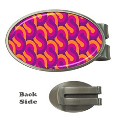 Retro-pattern Money Clips (oval)  by nateshop