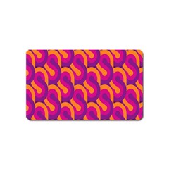 Retro-pattern Magnet (name Card) by nateshop