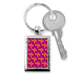 Retro-pattern Key Chain (rectangle) by nateshop