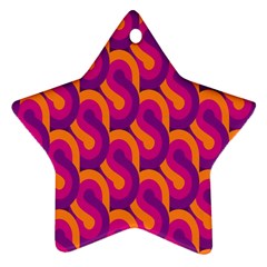 Retro-pattern Star Ornament (Two Sides)