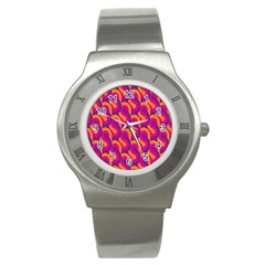 Retro-pattern Stainless Steel Watch by nateshop