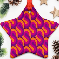 Retro-pattern Star Ornament (two Sides) by nateshop