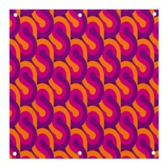 Retro-pattern Banner And Sign 3  X 3  by nateshop