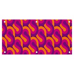 Retro-pattern Banner And Sign 6  X 3  by nateshop